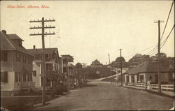 Main Street Allerton, MA Postcard Postcard