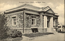 Public Library Building Rockport, MA Postcard Postcard