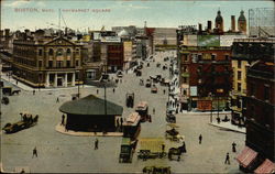 Haymarket Square Boston, MA Postcard Postcard