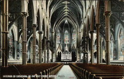 Cathedral of the Holy Cross - Interior Postcard