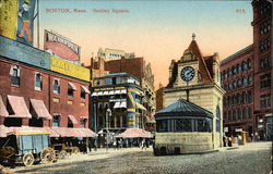 Scollay Square Boston, MA Postcard Postcard