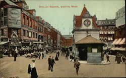 Scollay Square Boston, MA Postcard Postcard