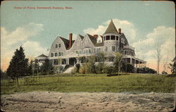 Home of Fanny Devnport Duxbury, MA Postcard Postcard