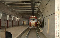 East Boston Tunnel, Court Street Station Postcard