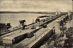 The New Bridge on the Site of the Old West Bridge Postcard