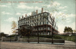 Perkin's School for the Blind South Boston, MA Postcard Postcard