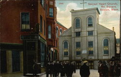 Sacred Heart Church, North Square Postcard