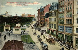 Tremont Street from Boylston Street Postcard