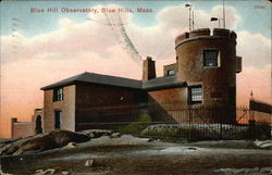 Blue Hill Observatory Blue Hills, MA Postcard Postcard