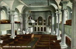 King's Chapel - Interior Postcard