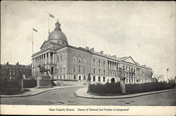 State Capitol and Statue of General Joe Hooker Postcard