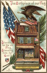 The Birthplace of Our Flag Postcard