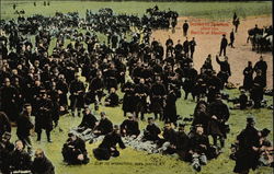 Scenes in Belgium After the Battle of Haelen Military Postcard Postcard