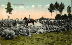 A Moment's Rest World War I Postcard Postcard