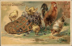 Easter Greetings Postcard