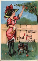 Now I Am Glad I'm Short! Postcard