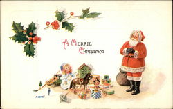 A Merrie Christmas Postcard