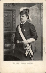 Sir Knight William McKinley Postcard