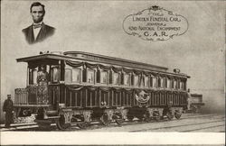 The Lincoln Funeral Car Souvenir Presidents Postcard Postcard