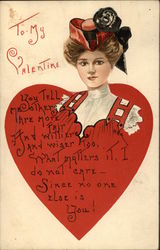 To My Valentine Postcard