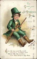 To Greet You on St. Patrick's Day Postcard Postcard