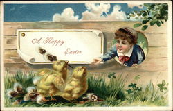 A Happy Easter Postcard