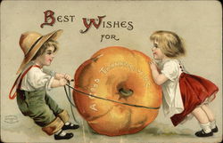 Best Wishes for a Good Thanksgiving Postcard