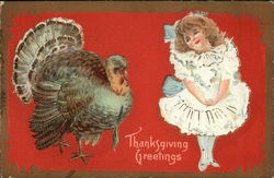 Thanksgiving Greetings Postcard