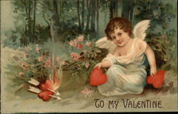 To my Valentine Postcard