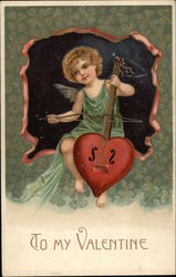 To my Valentine Postcard