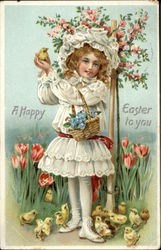 A Happy Easter to You Postcard