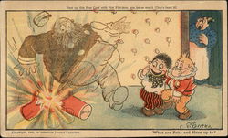 What are Fritz and Hans up to? Postcard