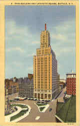 Rand Building And Lafayette Square Postcard