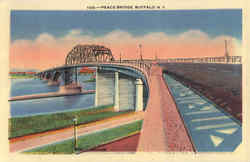 Peace Bridge Buffalo, NY Postcard Postcard