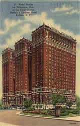 Hotel Statler , Delaware Ave Buffalo, NY Postcard Postcard