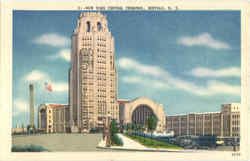 New York Central Terminal Buffalo, NY Postcard Postcard