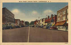 Main Street Looking South Postcard