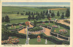 Park Scene Postcard