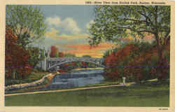 River View From Horlick Park Racine, WI Postcard Postcard