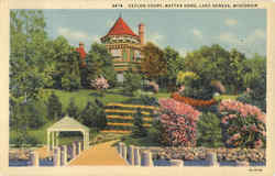 Ceylon Court Lake Geneva, WI Postcard Postcard