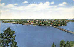 Bird's-Eye View Of Minqcqua Minocqua, WI Postcard Postcard