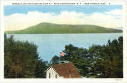 Otsego Lake And Sleeping Linon Mt. Postcard