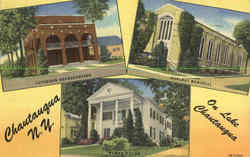 Lutheran Headquarters Hurlbut Memorial Women's Club, Chautauqua Lake Postcard