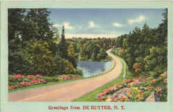 Greetings From De Ruyter Postcard