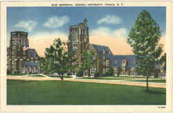 War Memorial, Cornell University Postcard