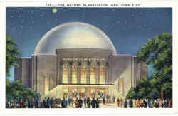 The Hayden Planetarium New York City, NY Postcard Postcard