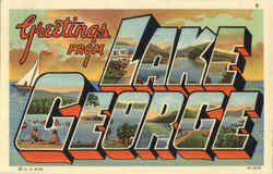 Greetings From Lake George New York Postcard Postcard