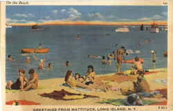 Greetings From Mattituck Postcard