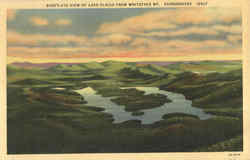 Bird's Eye View Of Lake Placid, Whiteface Mt Adirondacks, NY Postcard Postcard