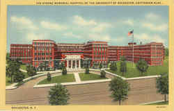 The Strong Memorial Of The University Of Rochester, Crittenden Blvd New York Postcard Postcard